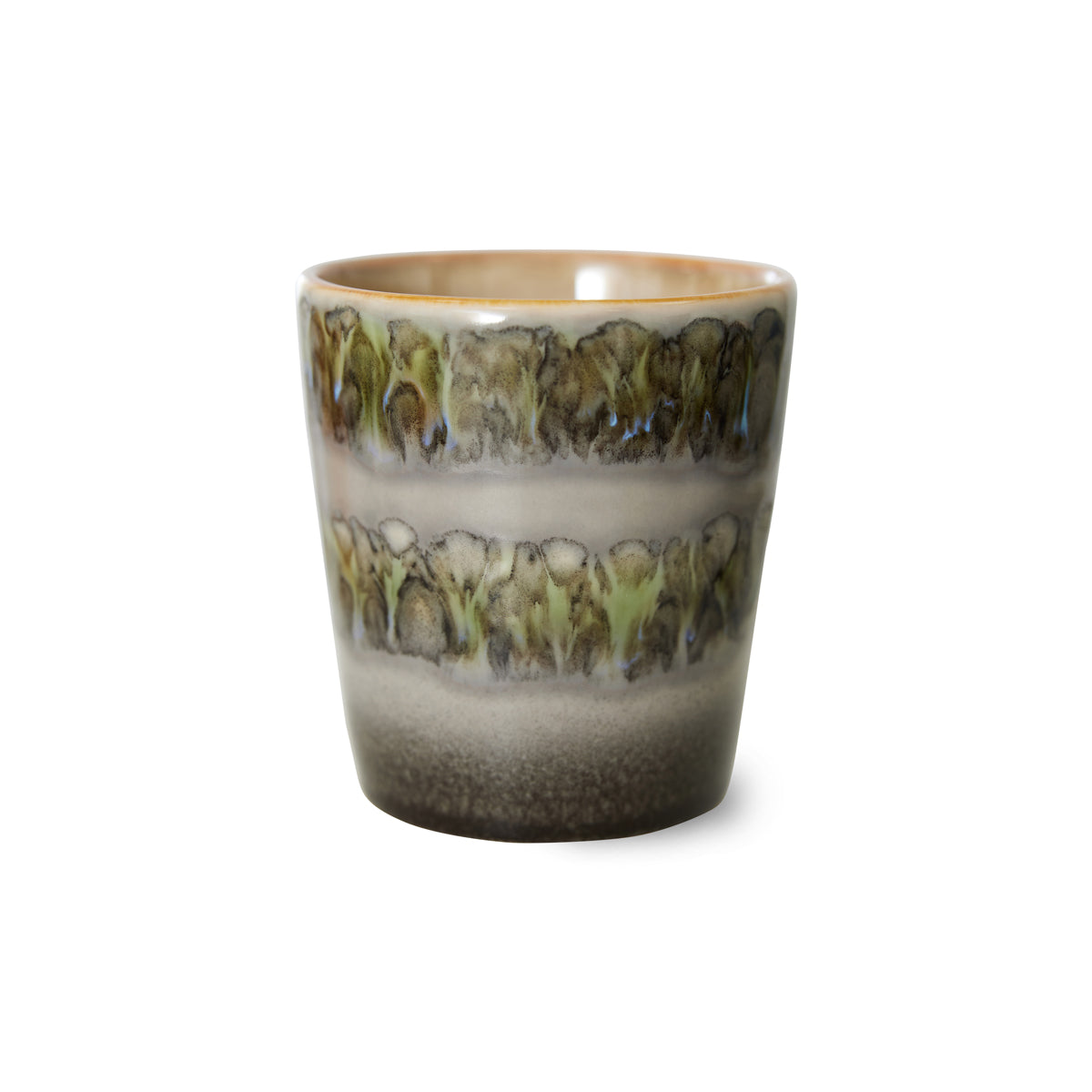 HKLiving 70s Ceramics Coffee Mug Fern ACE7214