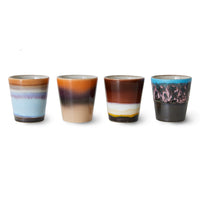 Thumbnail for HKLiving 70s Ceramics Ristretto Mugs Solar (Set of 4) ACE7239