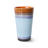 Thumbnail for HK Living 70s ceramics: latte mug Ash ACE7241
