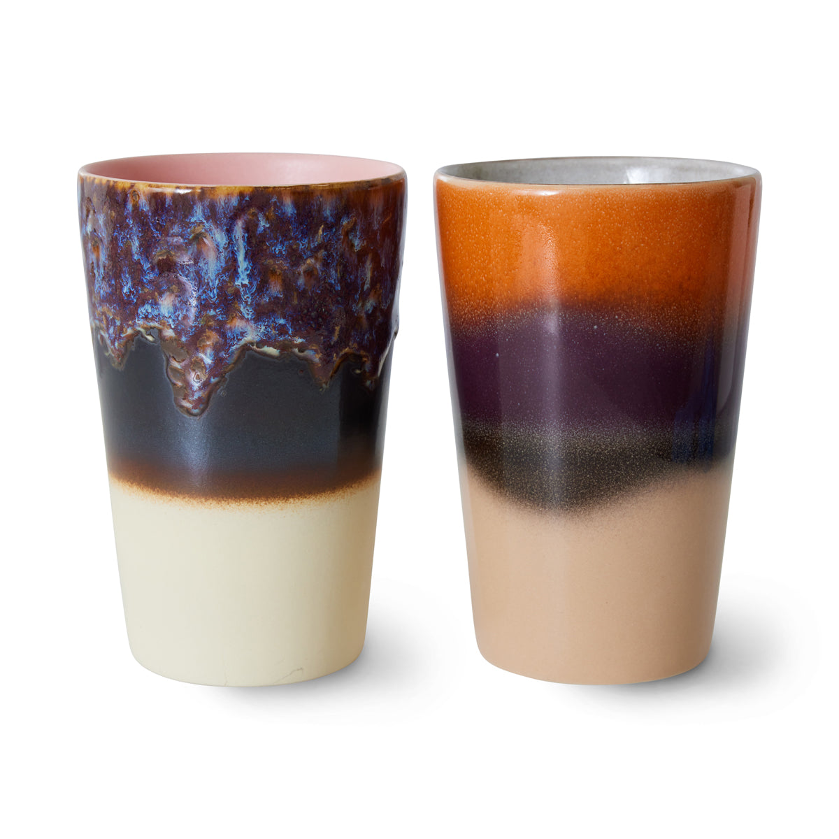 HKLiving 70s Ceramics: Tea Mug: Dusk (set of two) ACE7246