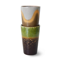 Thumbnail for HKLiving 70s Ceramics: Tea Mug: Fuse (set of two) ACE7249