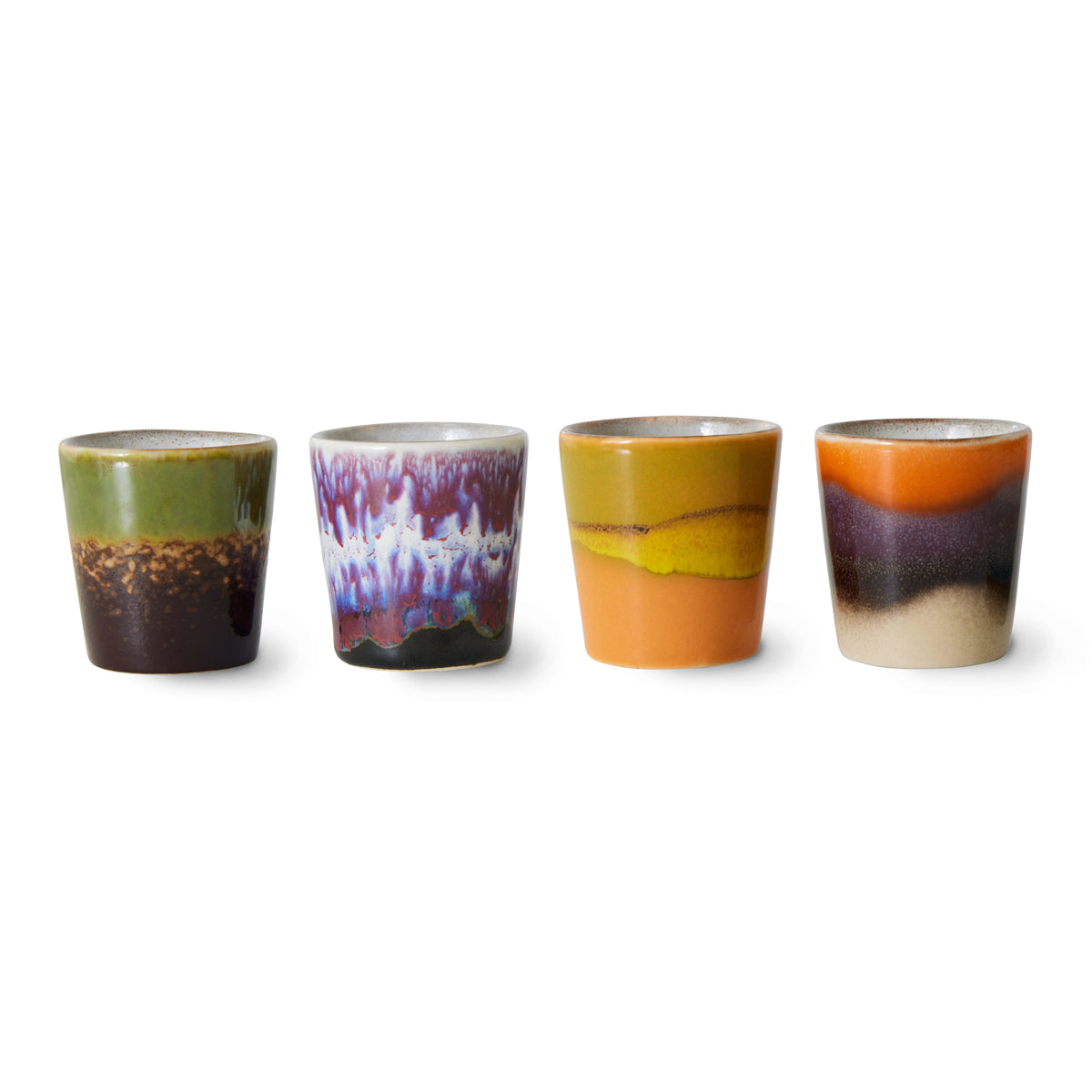 HKLiving 70s Ceramics: Egg Cups Island (set of 4) ACE7252
