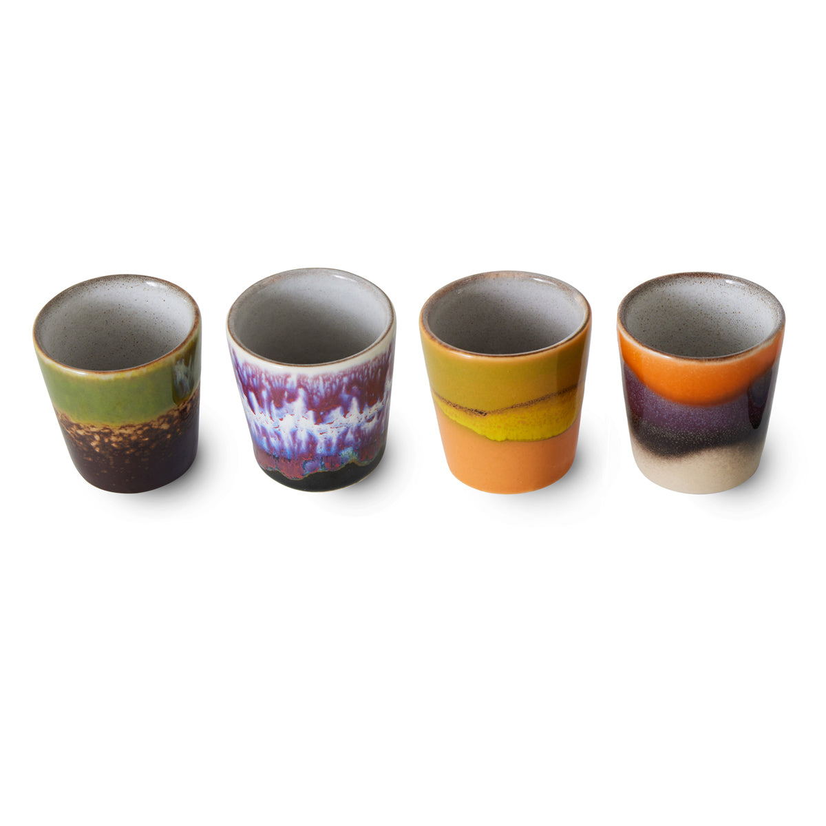 HKLiving 70s Ceramics: Egg Cups Island (set of 4) ACE7252