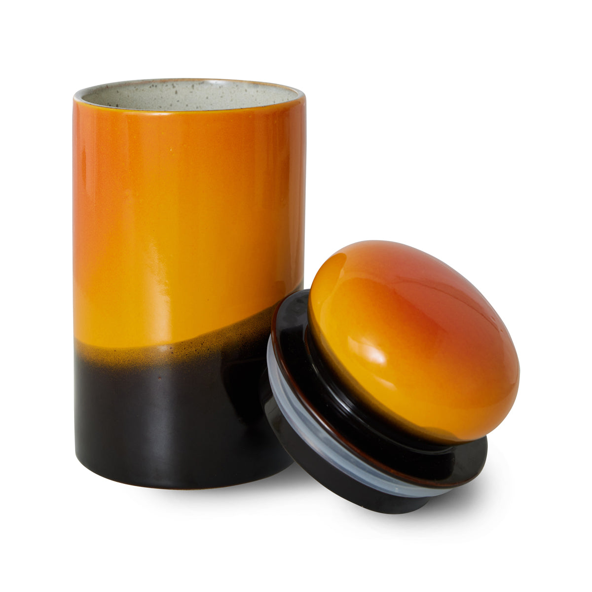 HKLiving 70s Ceramics: Storage Jar: Sunshine ACE7254