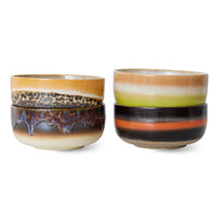 Thumbnail for HKLiving 70s Ceramics: Dessert Bowls Humus (set of 4) ACE7260