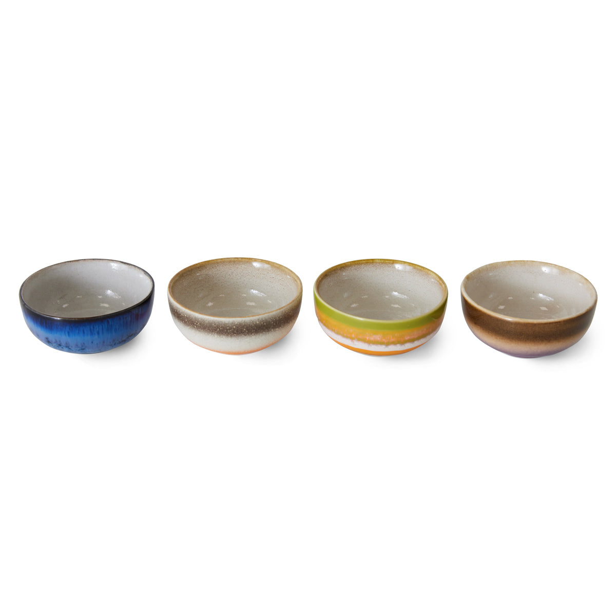 HKLiving 70s Ceramics XS Bowls - Sierra (Set of 4) ACE7262