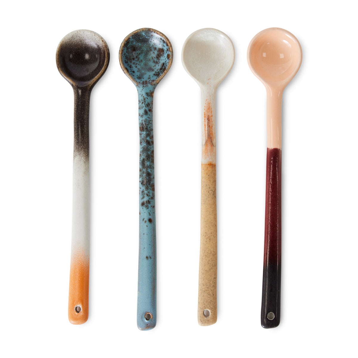 HKLiving 70s Ceramics Spoons L, Breeze (set of 4) ACE7264