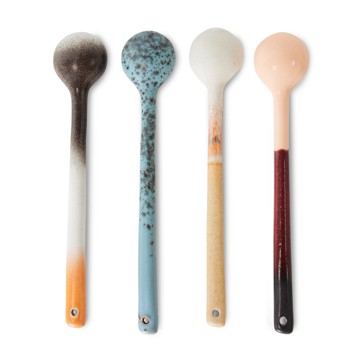 HKLiving 70s Ceramics Spoons L, Breeze (set of 4) ACE7264