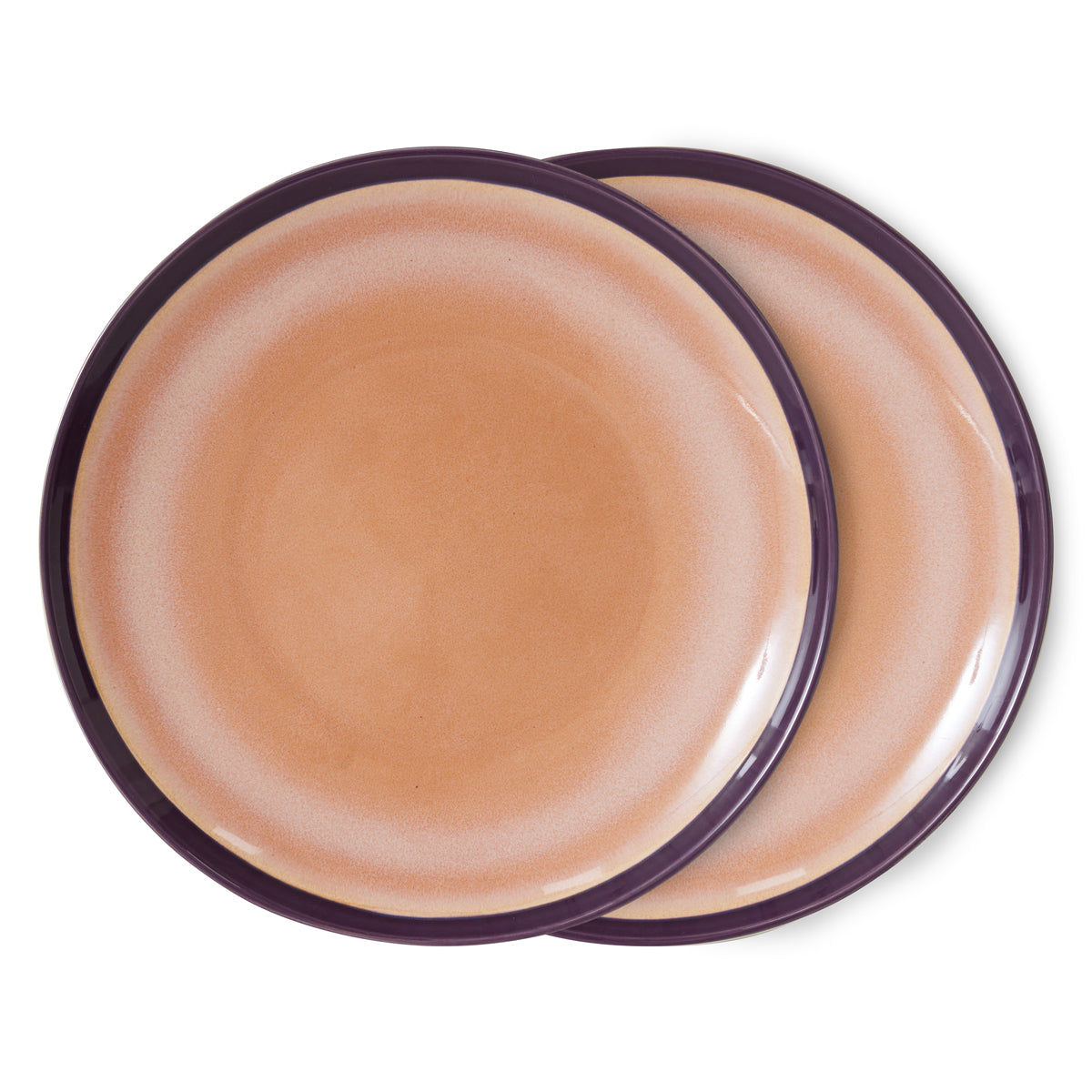 HKLiving 70s Ceramics Dinner Plates Bedrock ACE7268