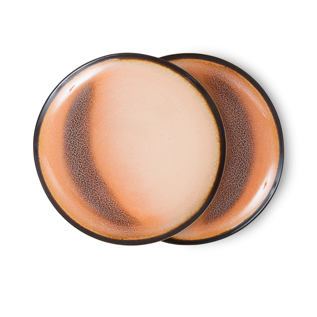 HKLiving ceramic 70's dessert plate: Horizon ACE7272