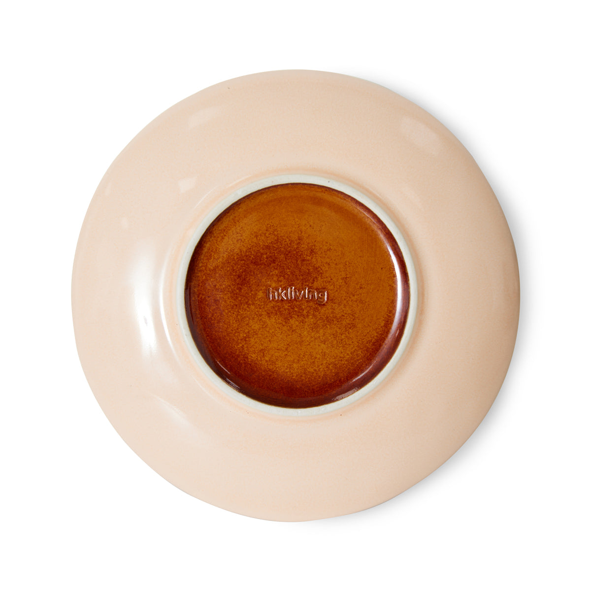 HKLiving ceramic 70's dessert plate: Horizon ACE7272