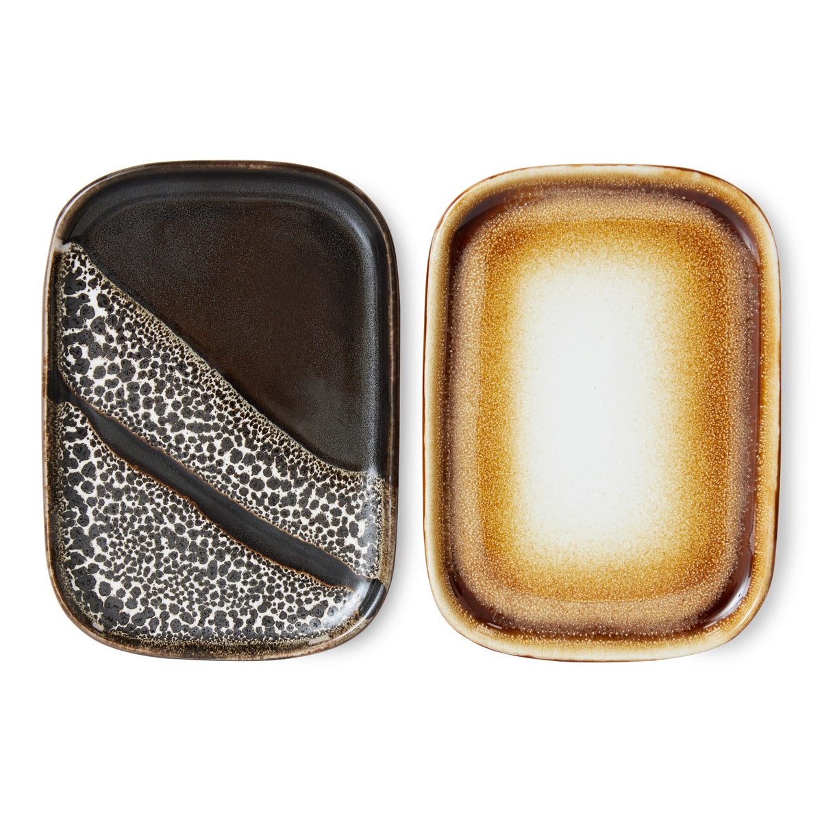 HKLiving 70s Ceramics Small Trays - Mojave (Set of 2) ACE7276