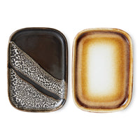 Thumbnail for HKLiving 70s Ceramics Small Trays - Mojave (Set of 2) ACE7276