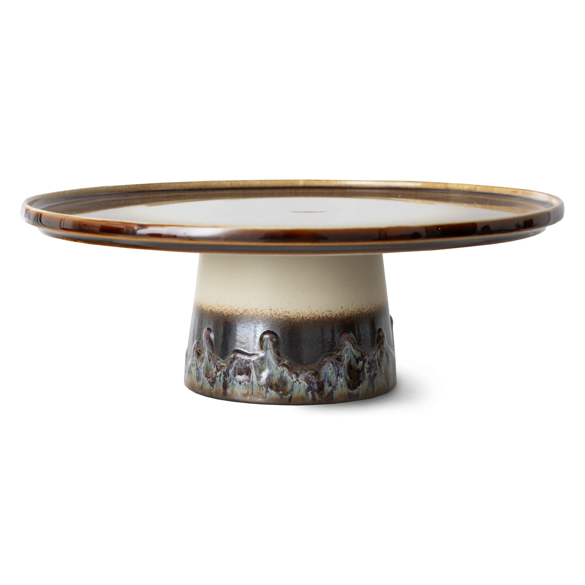 HKLiving 70s Ceramics Cake Stand Plateau M Orbit ACE7278