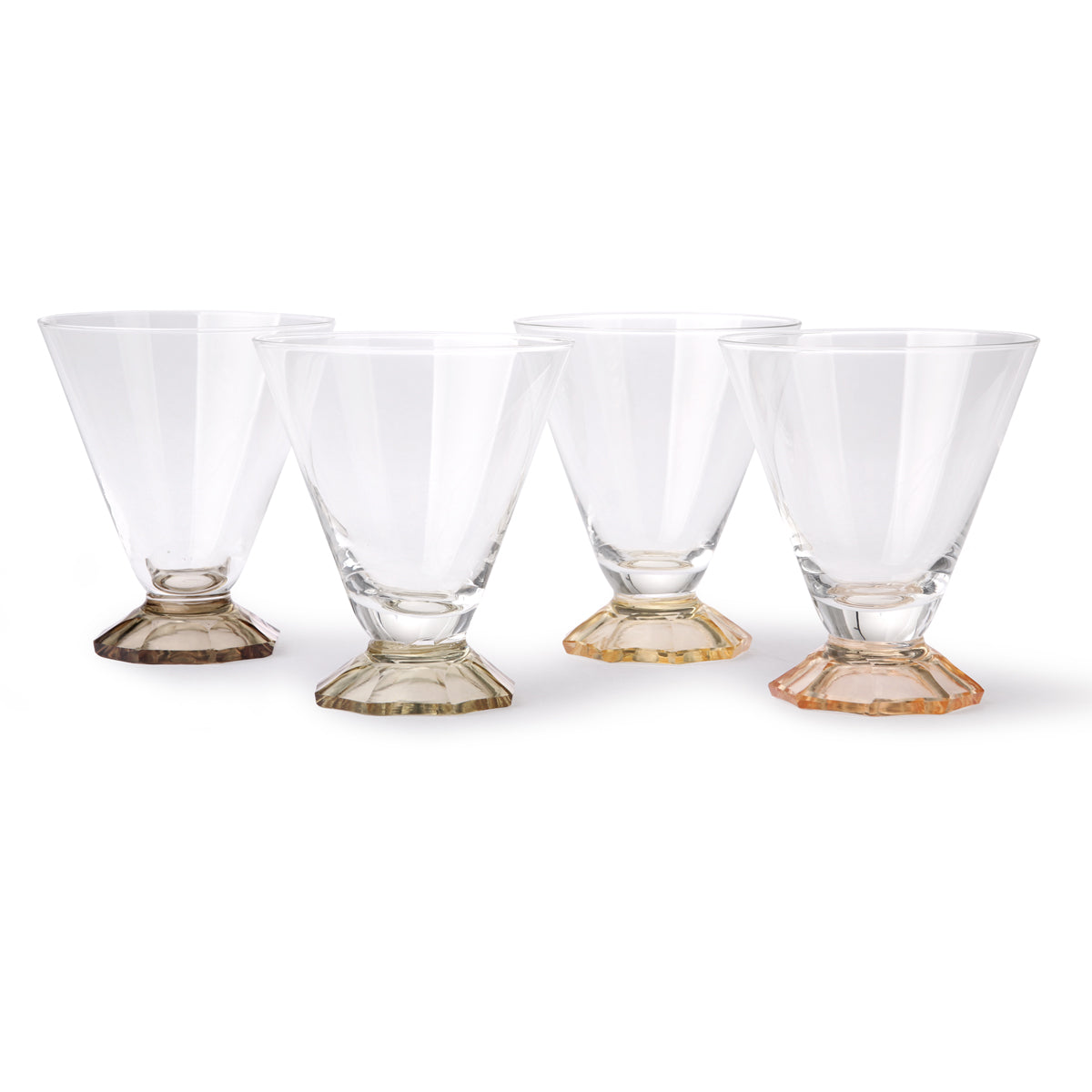 Coloured Cocktail Glass (set of 4)