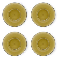 Thumbnail for HKLiving 70s Glassware: Saucers Mud brown (Set of 4)