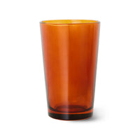 Thumbnail for 70s Glassware: Tea Glasses Amber Brown (Set of 4)