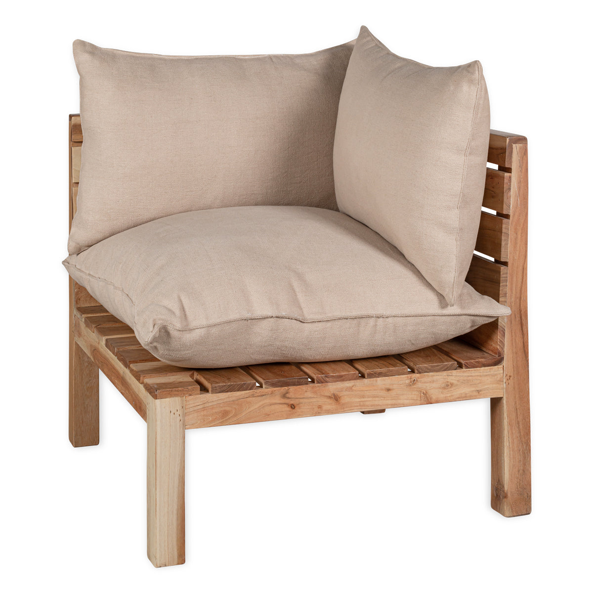 Nkuku Anbarasi Acacia Modular Sofa - Natural - Set