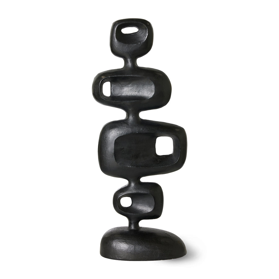 HKLiving Objects: Aluminium Sculpture Heavy Black AOA0914