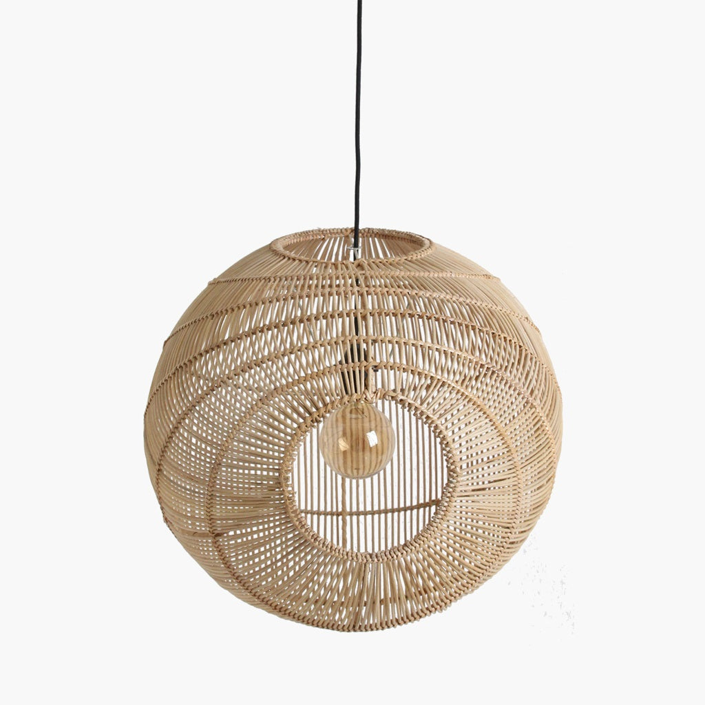 Luna Pendant Lamp Sphere Natural