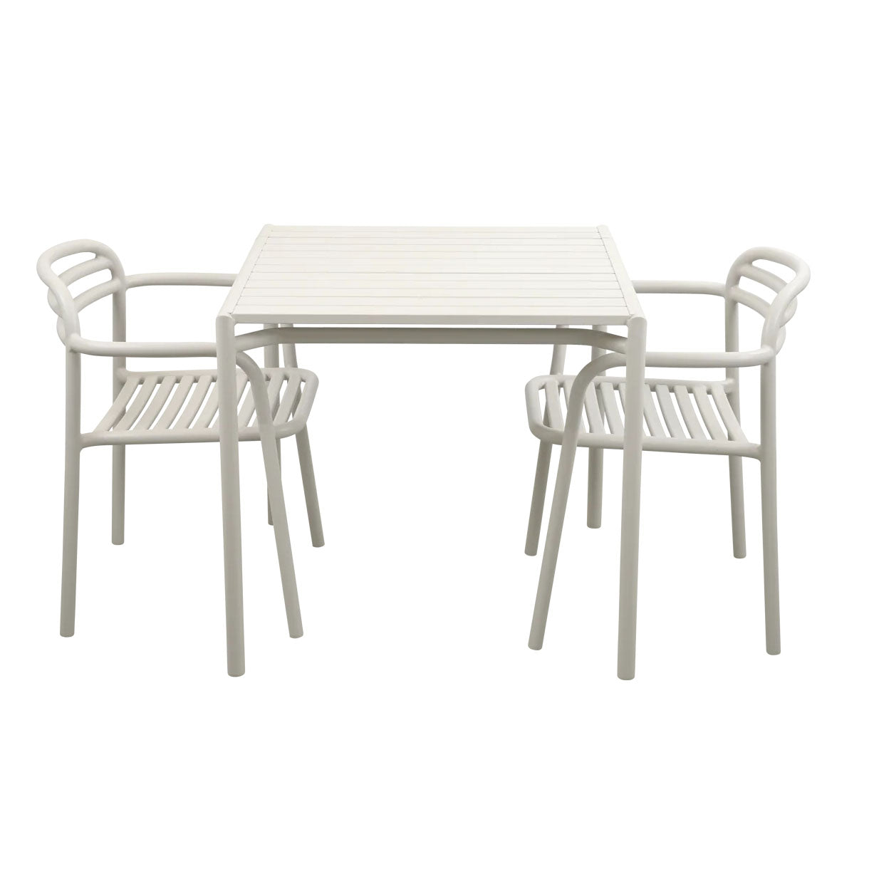 Bliss Dining Table Inc 2 Armchairs