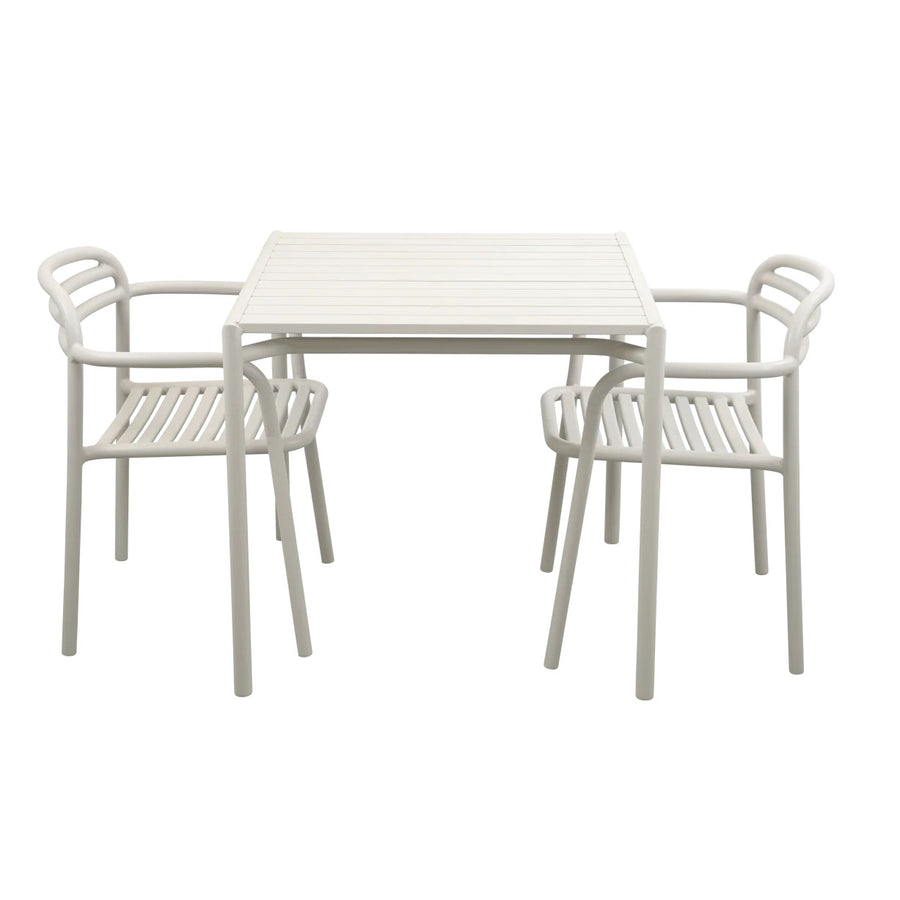 Bliss Dining Table Inc 2 Armchairs