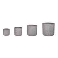 Thumbnail for set-of-four-brockwell-planters-in-grey-fibre-clay