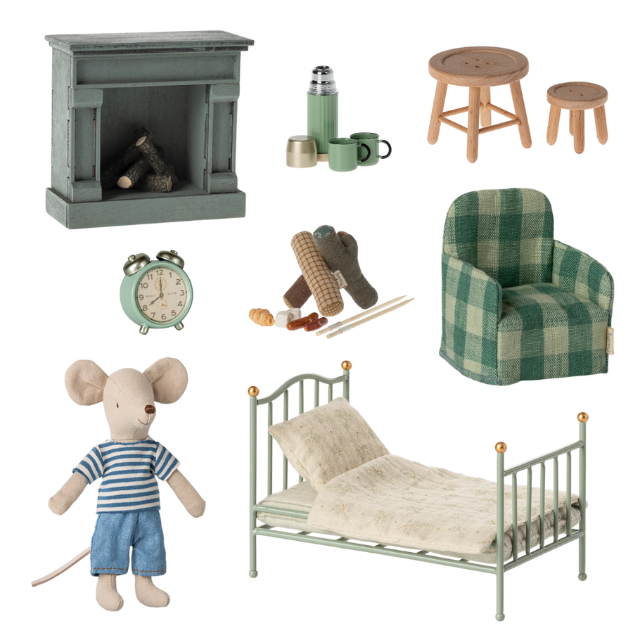 Maileg Big Brother LouiMax Mouse Bedroom Bundle