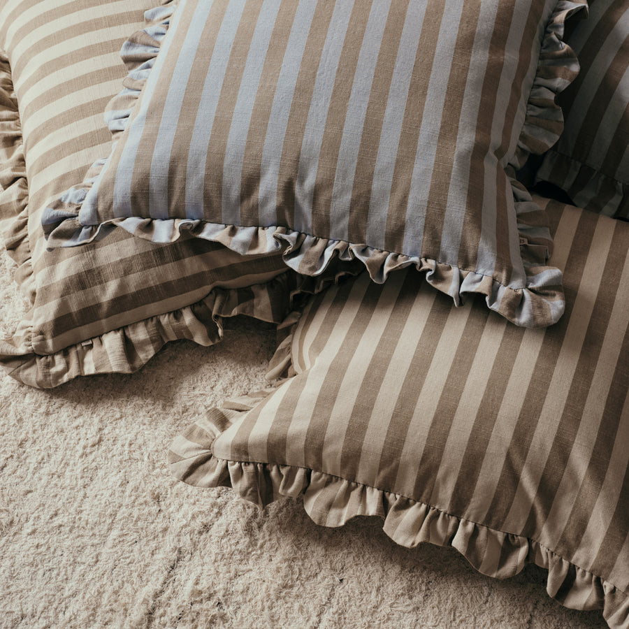 Ina Cushion Cover Brown Kelp Two Sizes