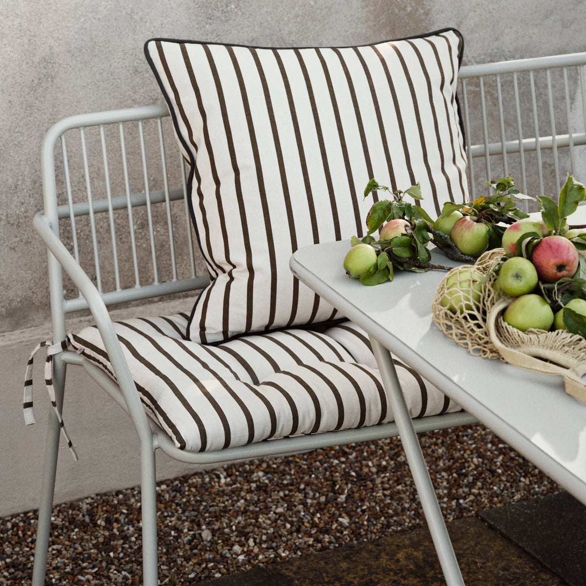 Eden Garden Four Seater Table - Beige Grey