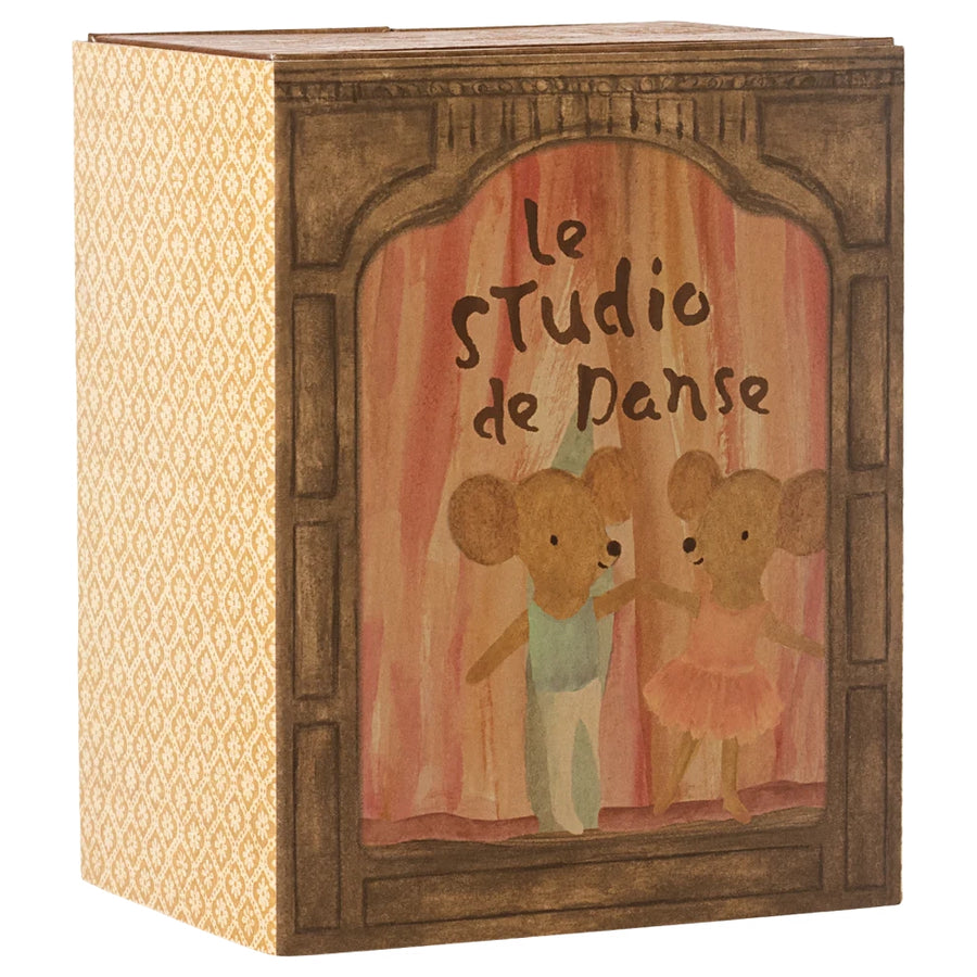 Pre order Ballet Mice In Dance Studio, Little Sister And Brother