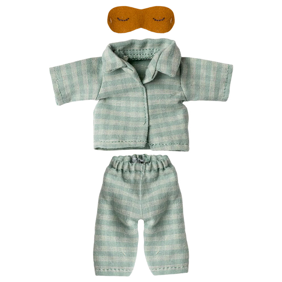 Pyjamas, Dad Mouse - Mint/Sand