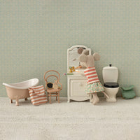 Thumbnail for Maileg Bathroom Bundle with Tricycle Big Sister Mouse