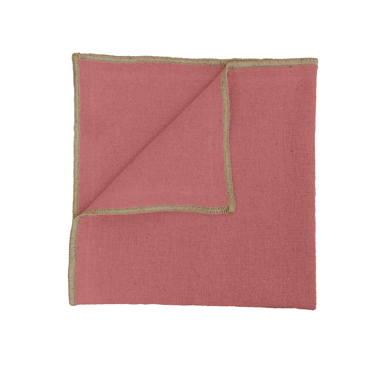 Napkin Linen Cotton CORTE - BOIS DE ROSE - 40 x 40cm