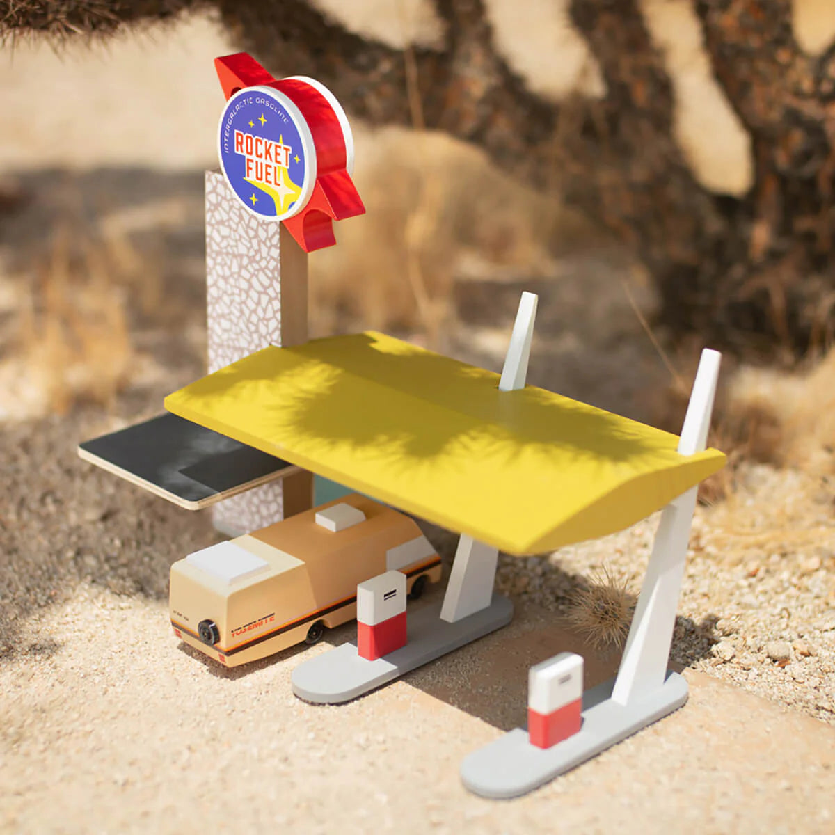 Candylab Rocket Station - Wooden Toy Car Candylab