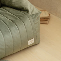 Thumbnail for Nobodinoz Chelsea Velvet Beanbag - Olive Green 8435574921147