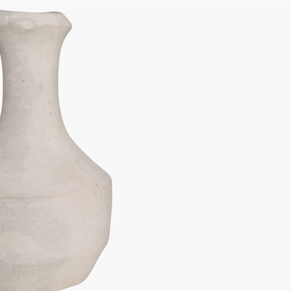 Raw Materials Chalk Vase Nagaur White Papermache and Chalkpowder