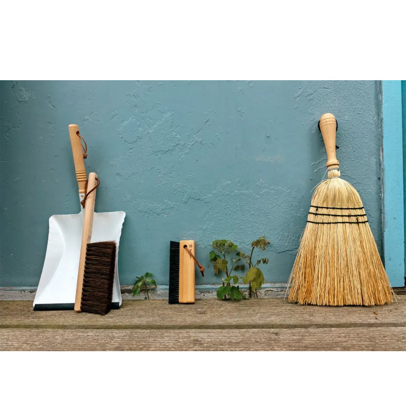 Redecker Rice Straw Brush With Wooden Handle
