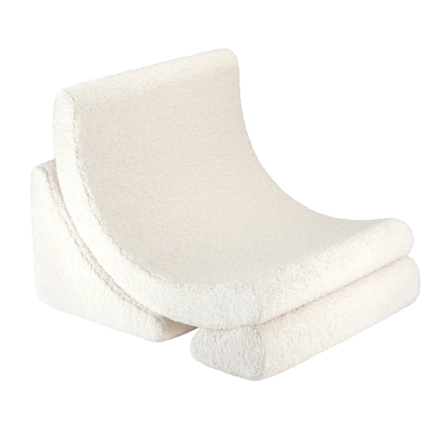 Cream White Moon Chair