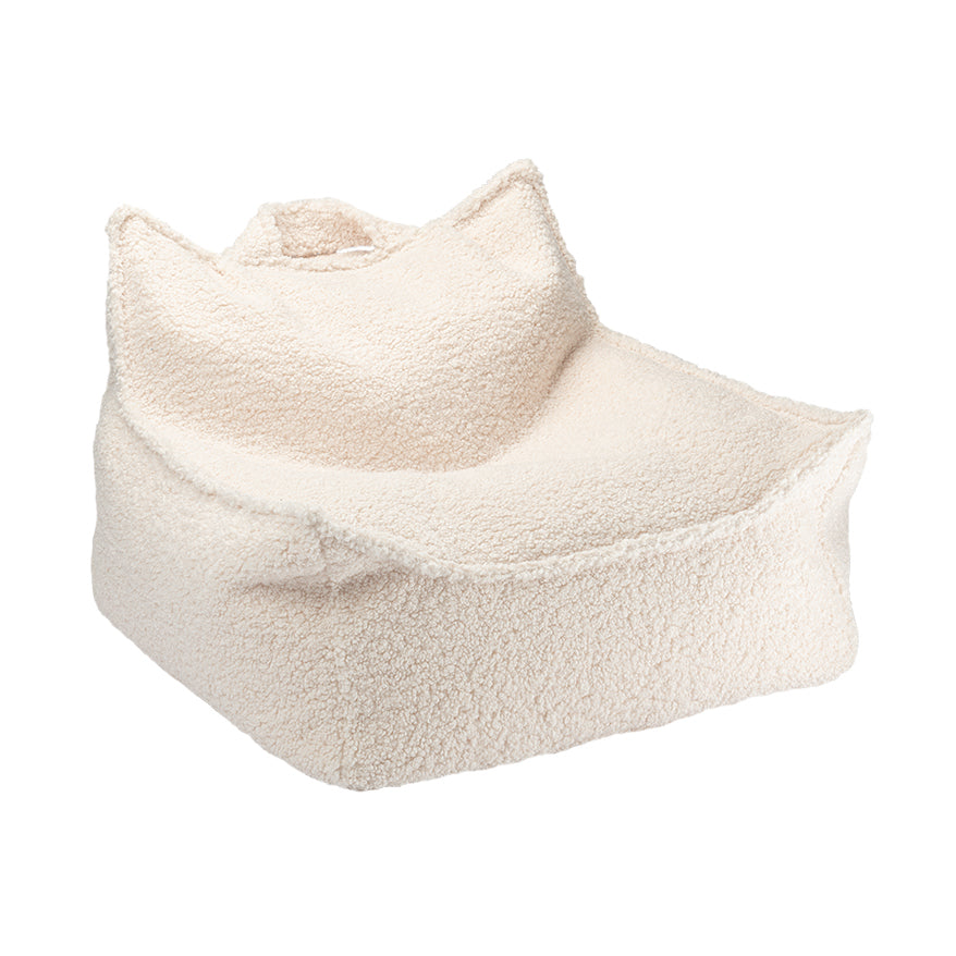 Wigiwama cream white Beanbag Chair