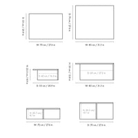 Thumbnail for Distinct Grande Duo Tables - Travertine