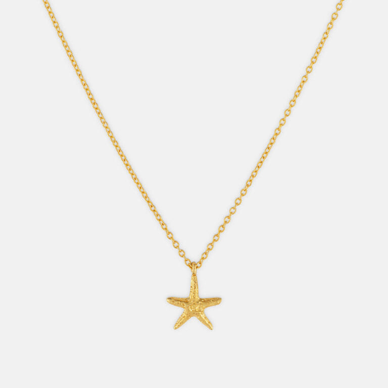 Gold Starfish Necklace