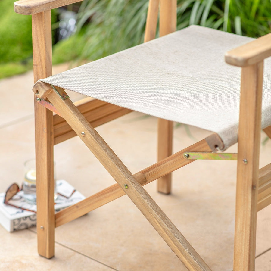 Hayle Directors Chair Natural