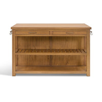 Thumbnail for Walcote Kitchen Island | Natural | Wood