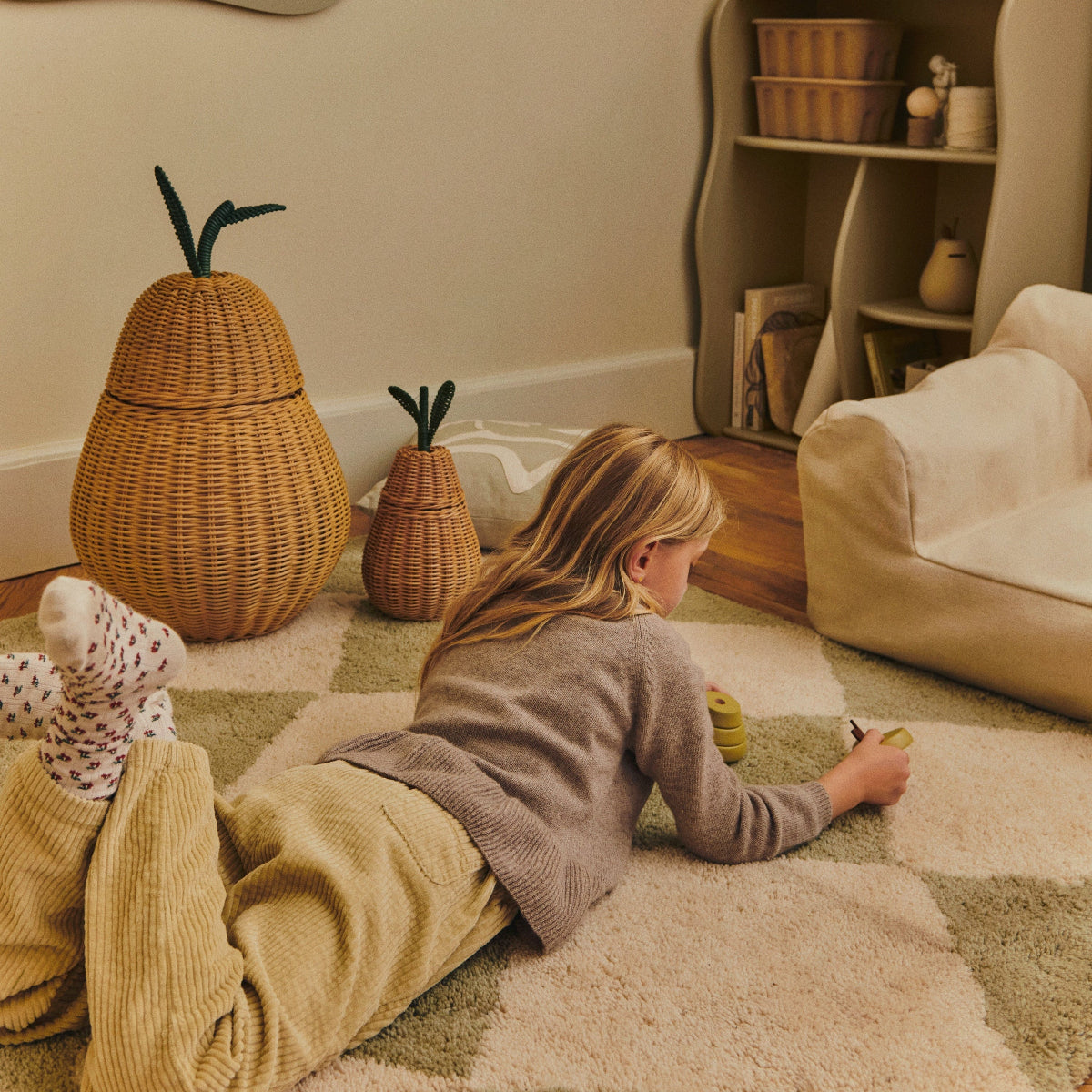 Pear Braided Storage - Large - Natural