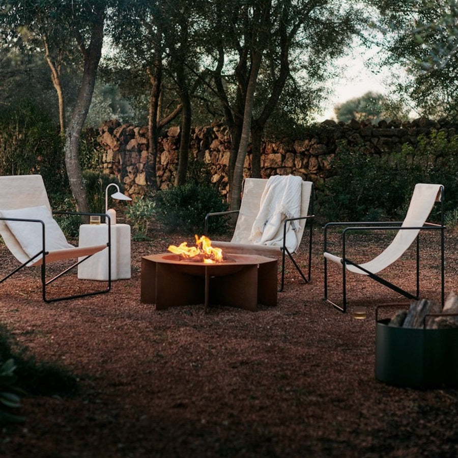 Desert Lounge Chair - Black/Sand