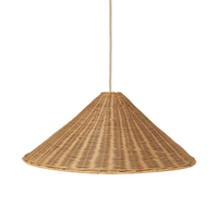 Thumbnail for Ferm LivingWicker pendant lamp on a white background