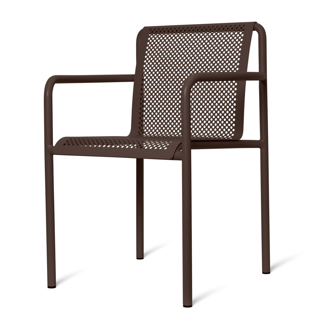 Dapple Chair With Arms - Dark Chocolate