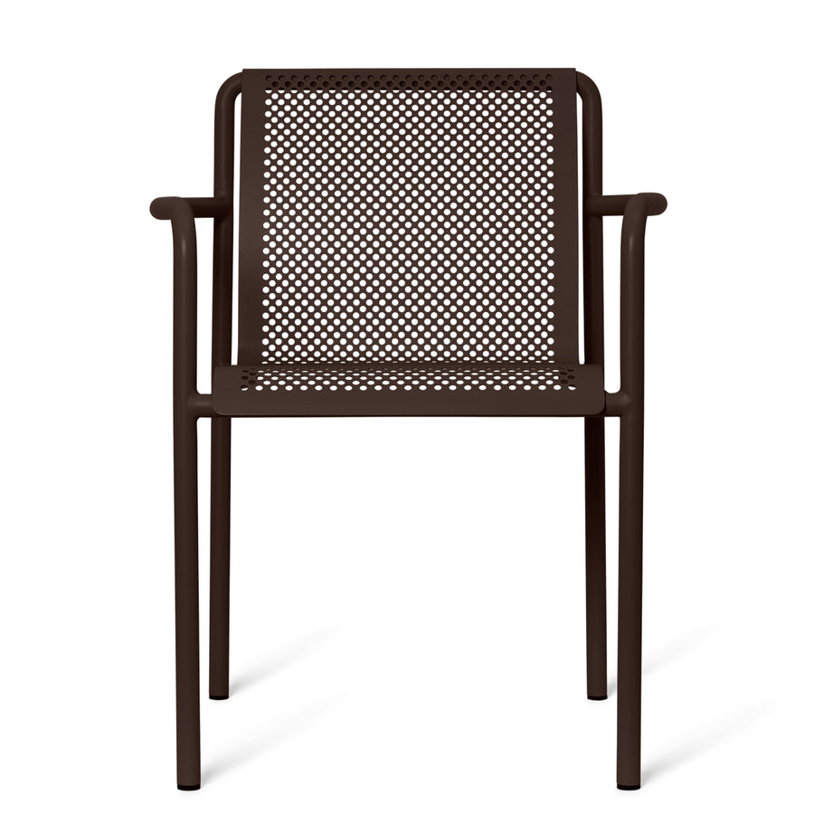 Dapple Chair With Arms - Dark Chocolate