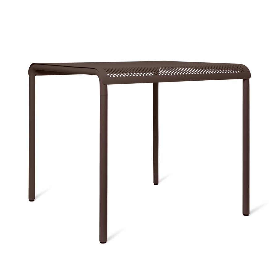 Dapple Dining Table 80 x 80 Dark Chocolate